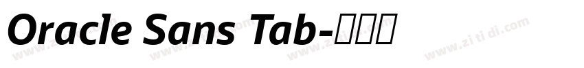 Oracle Sans Tab字体转换 Oracle Sans Tab字体转换